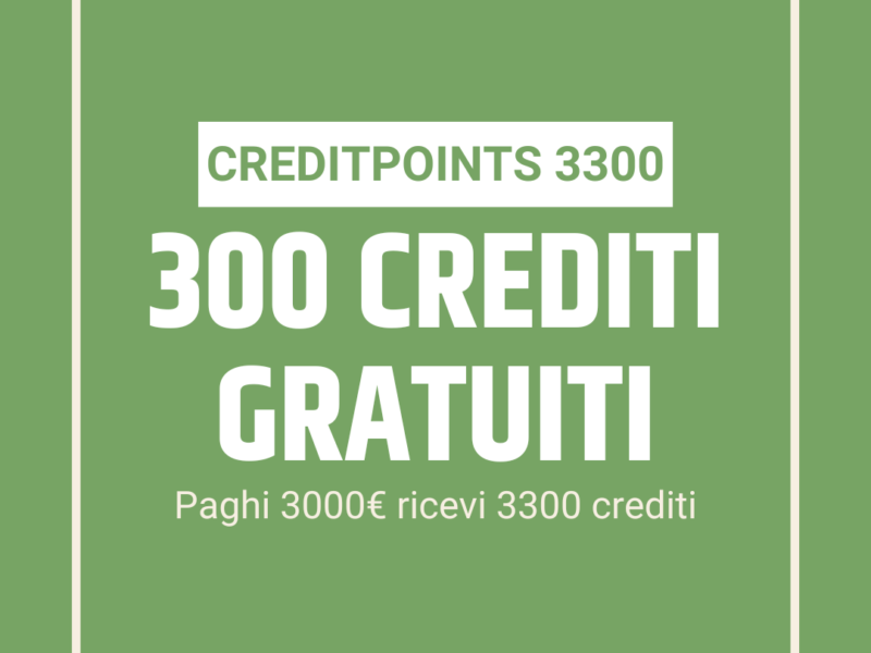 CreditPoints 3300